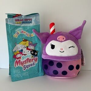 Squishmallow Kuromi Boba Scented Mystery Squad Bag
